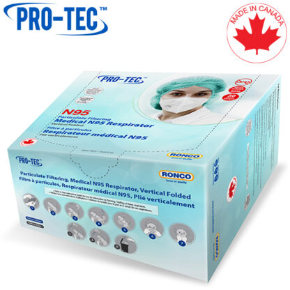 PRO-TEC Particulate Filtering / Medical N95 Respirator, Vertical Folded - Image 2