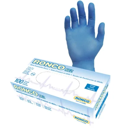 Blue Nitrile Examination Gloves, Powder-Free, 4 Mil