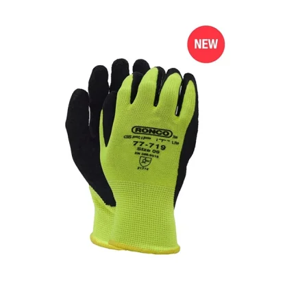 Grip-It Lite, Crinkle Latex Polyester Gloves