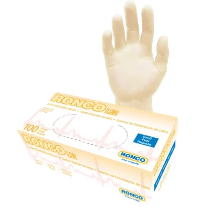 Tan Latex Examination Gloves, Powder-Free, 4 Mil