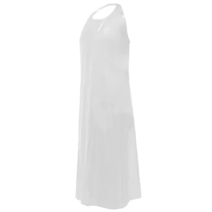 Polyethylene (PE) Apron, 0.75 Mil, White, Blue & Yellow